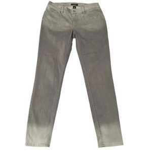 Women's Jeans Size 8 R‎ White House Black Market Skinny Ombre Gray Pants